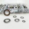 660-Piece Boxed Set of 304 Stainless Steel Waterproof Flat Washers (M3-M10)