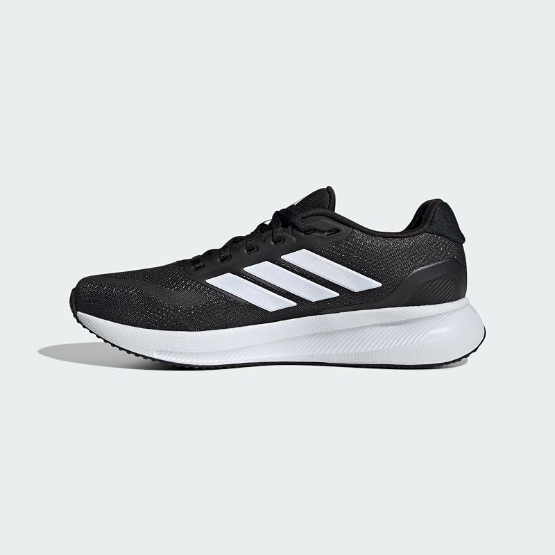 Adidas CoreRunner 5 Running Shoes, Unisex, Adult, NKE45, Core Black/Footwear White/Core Black (IH7758), Size 26.5 cm