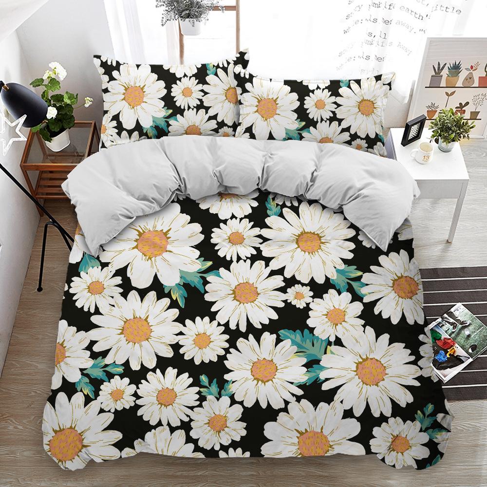 

3D Printing Three-Piece Set, Digital Printing Kit, Two-Piece Set quilt cover 135 * 200 * 1 2pcs