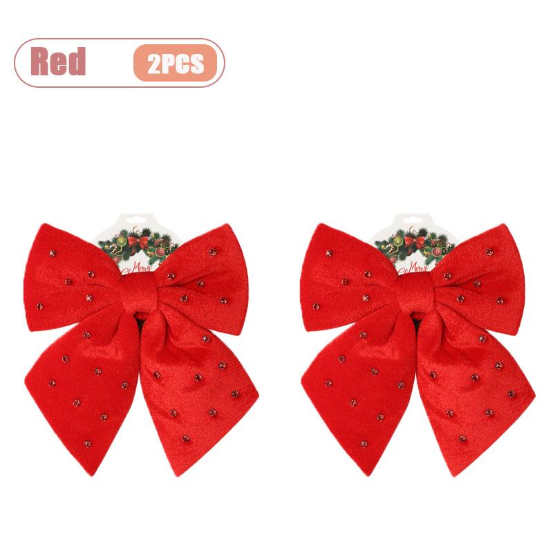 Christmas Bow Decorative Hanging Ornament for Tree Wedding and Party Decorations Perfect for Holiday and Hotel Displays