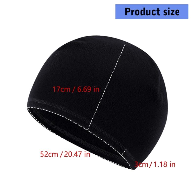 Light Weight Polars Fleece Skullcap Hat Perfect For Maintaining Warmth During Biking Running Soft Winter Warm Fleece Cap