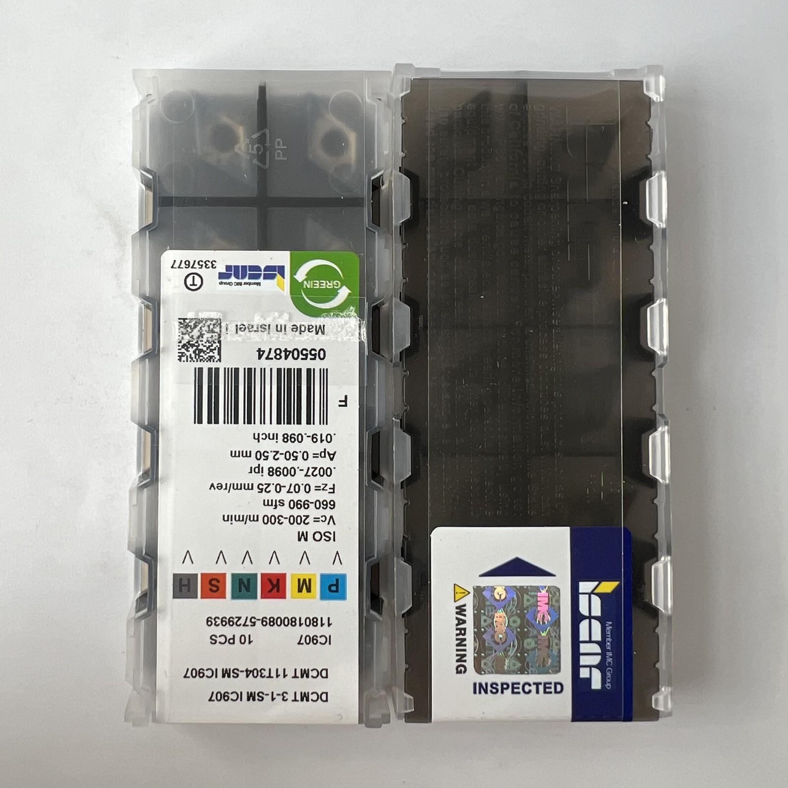 

ISCAR / DCMT11T304-SM IC907 / Industrial indexable Carbide Inserts 10 Pcs