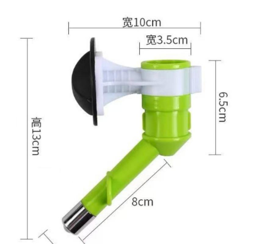 Ball Hanging Pet Drinking Head Stainless Steel Double Head Cat and Dog Drinking Nozzle Suitable for Beverage Bottle Hamster Drinking Head