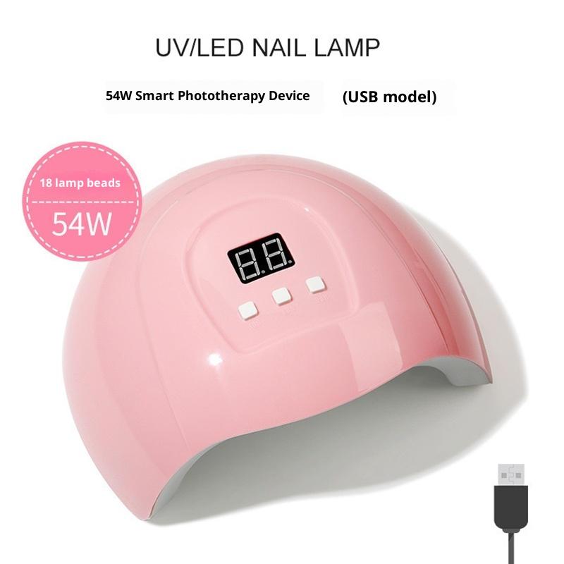 Nail Phototherapy Machine USB Nail Lamp 12 UV LEDs Light Curing 36W Nail Polish Gel Infrared Sensor Varnish Cured Machine Nail