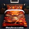 Naruto Uzumaki Design Bed Beddengoed Set 1 Dekbedovertrek + 2 Kussenslopen Zacht Ademend Huishoudelijk Beddengoed