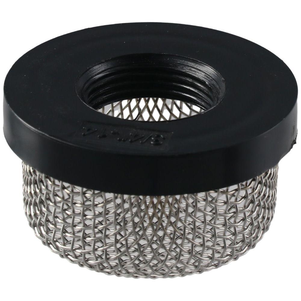 Universal Stainless Steel Inlet Filter Strainer MA-023 3/4 Inch -14 Aerator Screen Strainer Black Mesh Strainer Livewell Pump