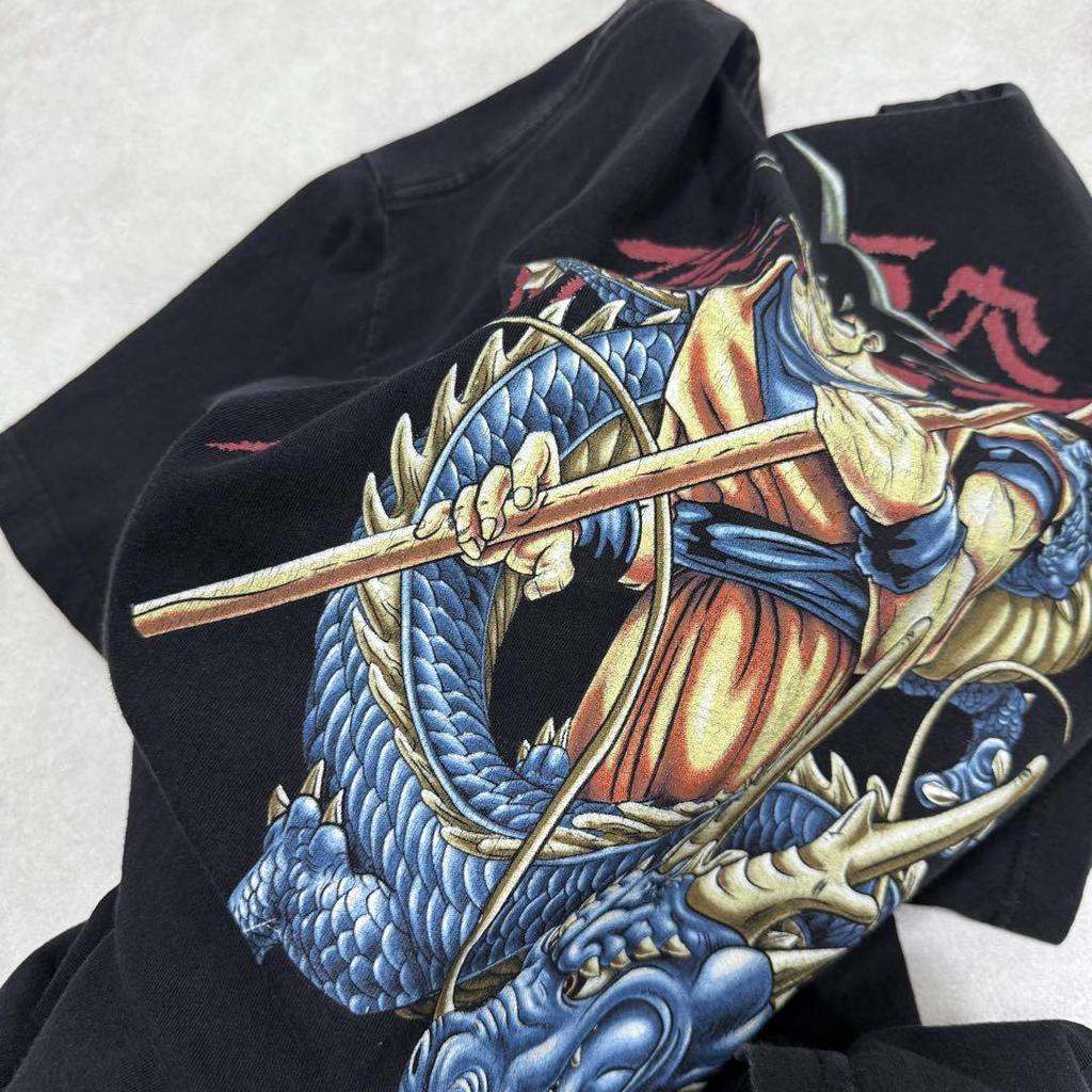 [USED] Vintage 90s Dragon Ball Z Son Goku Anime Shirt, Black, 11
