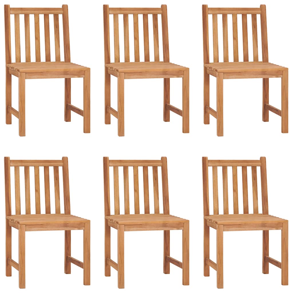 Vidaxl 7-Cz. Garden Furniture Set, Solid Teak Wood