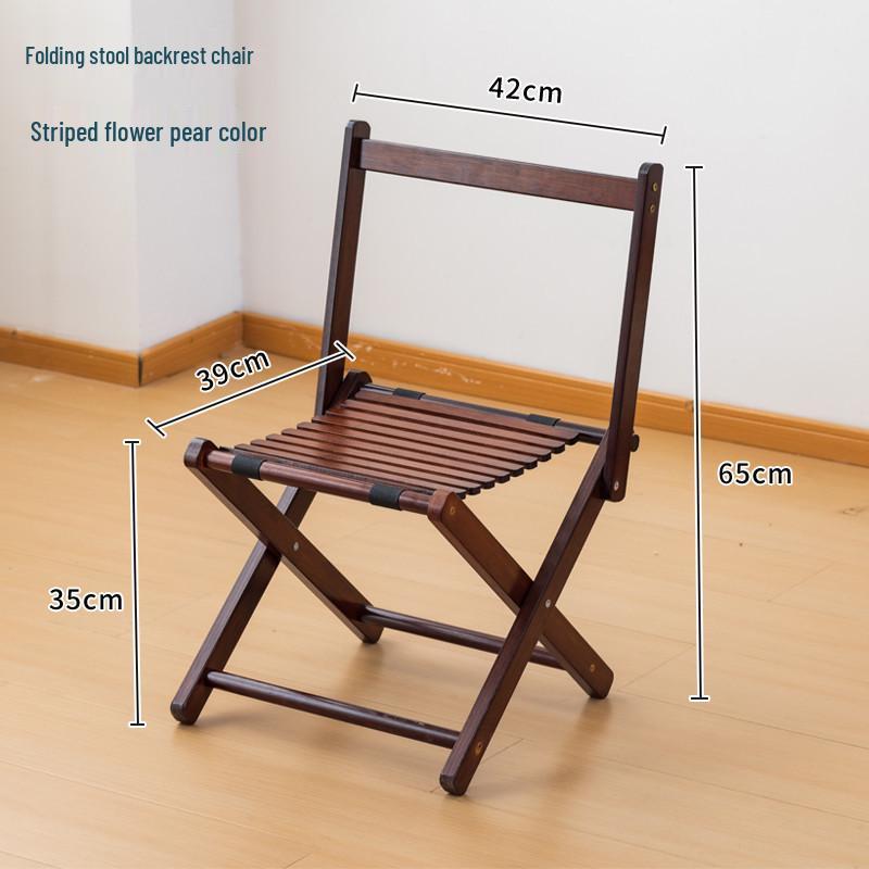 Premium Widened Bamboo Folding Lounge Chair for Home & Outdoor Use - Reinforced & Cool for Summer Relaxation