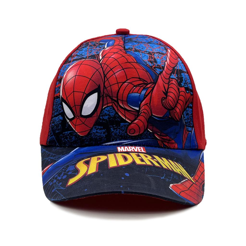 New Spider Cartoon Peripheral Printing Children's Baseball Cap Wide Brim Spring and Summer Cartoon Sun Hat