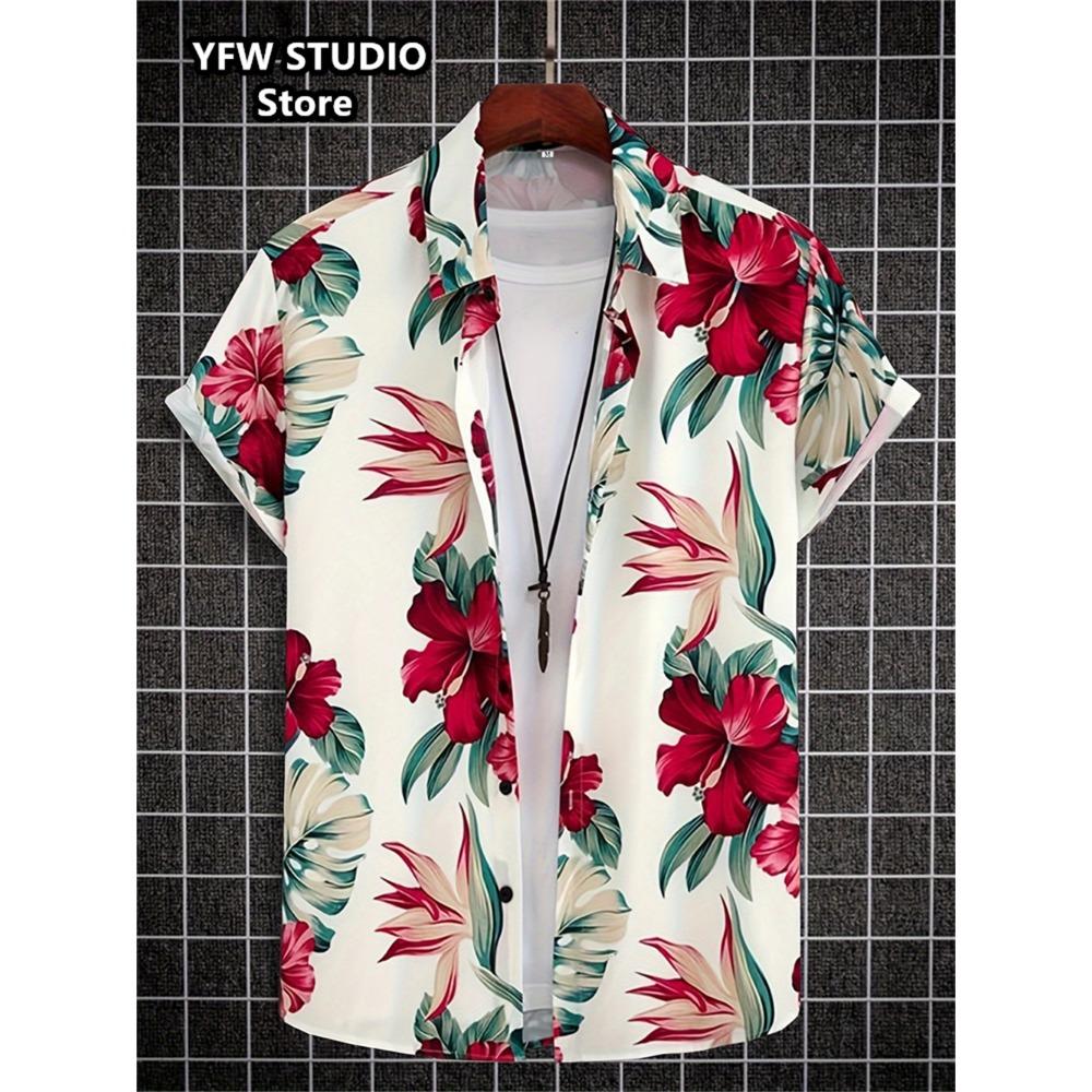 

Fashion 3D Printed Summer Hawaiian Shirt Men Women Clothing Loose Beach Short Sleeve Blouse Men s Vocation Lapel Boy S