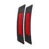 2Pcs Carbon Fiber Protection Car Wheel Eyebrow Edge Reflective Guard Sticker Hot