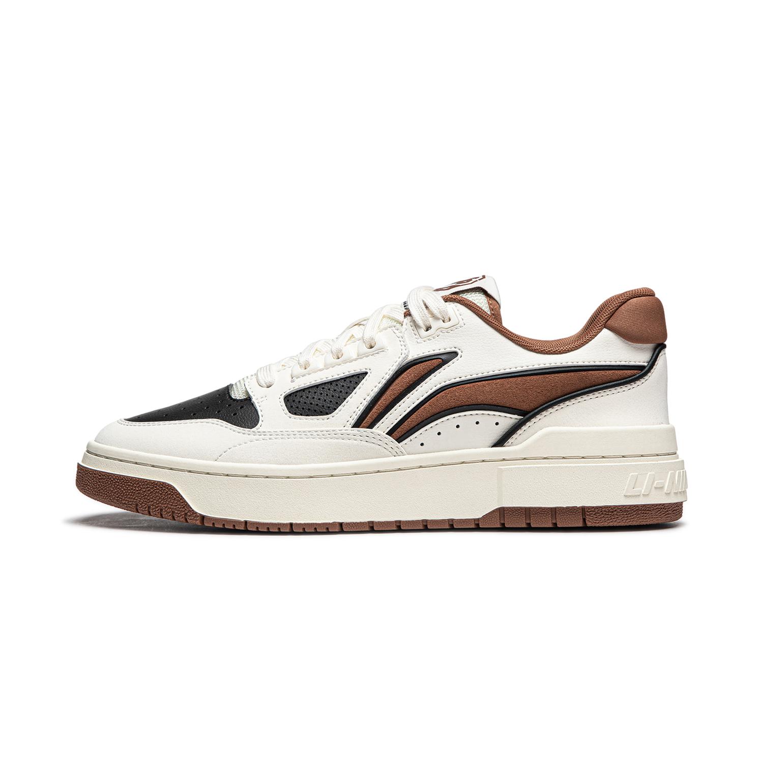 

Li Ning Rookie Удобные универсальные кроссовки для скейтбординга с нескользящей подошвой, амортизирующие, износостойкие, легкие, с низким верхом, унисекс ABCU009-4 41⅔