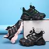 Girls shoes leather surface children's sports shoes 2025 summer new rotating buckle soft sole boys shoes