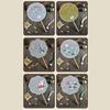 Vintaged Styles Silk Embroidery Round Fan Chinese Dance Fan For Photography And Cultural Activities