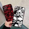 Fashin Skeleton Skull Phone Case For iPhone 16 15 12 13 Mini 11 14 Plus Pro MAX 7 8 Plus SE 2020 XR X XS Shockproof Back Cover