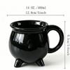 400ml Capacity Halloween Mug Anti-scald Handle Wizard Magic Jar Mug  Afternoon Tea