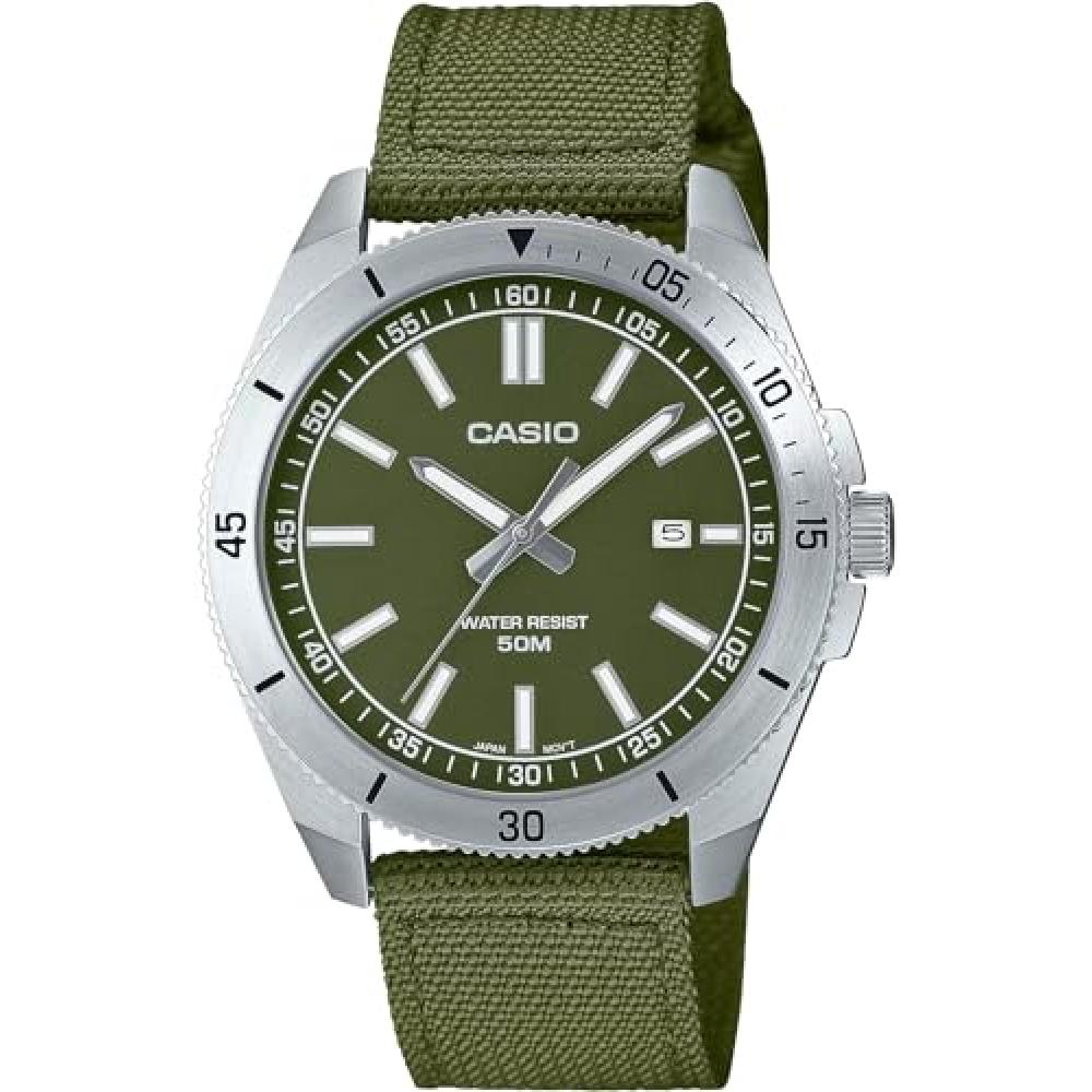 

CaSio 5 MTP B155C 3EV [] [CaSio] Стандартные кварцевые аналоговые датчики давления воздуха водонепроницаемые наручные часы для мужчин S зеленые
