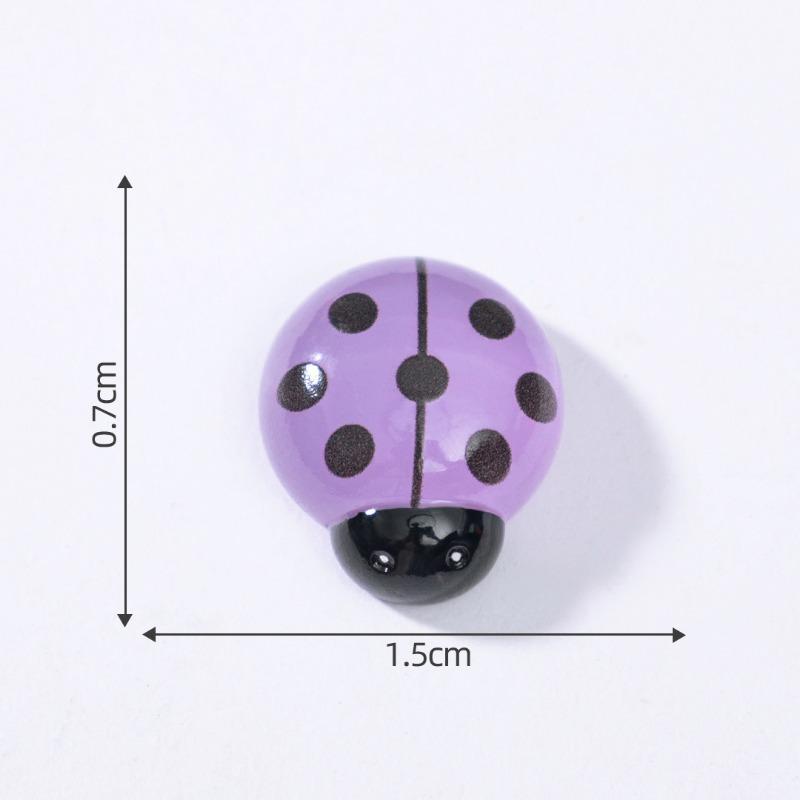 Luminous Little Ladybug Cute Grain Garden Landscape Decoration Blind Bag AccessoryMicro-landscape Small Ornament