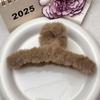 /Winter Versatile Plush Hair Clip Large Hair Clip Updo Clip Women's Hair Accessory Luxury Hair Ornament