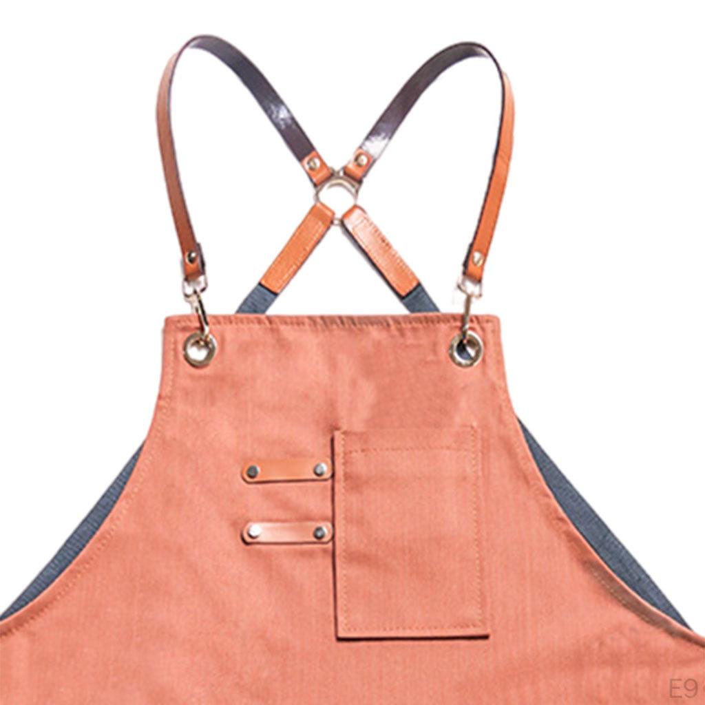 Canvas Apron for Cafes BBQ Garage