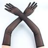 Zwart Wit Doorzichtig Lange Handschoenen voor Cosplay Formeel Evenement