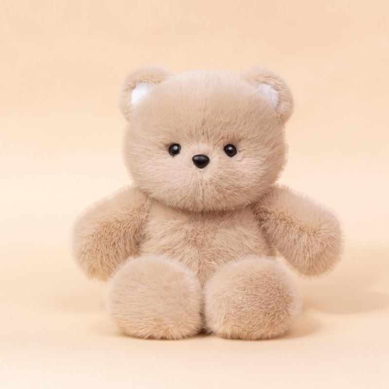 Knuffelige Pluche Speelgoed Koe Pluizig Zittende Houding Pop Warm Gezellig Kinderen Metgezel Kerstcadeau Huisdecoratie Cadeau 40cm