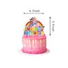 32pcs Pink Girl Party Decorations Include Banner Cake Toppers Latex Balloons