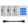 Professional 100W MultiPort Charging Station For Mini5/4/3Pro Drones Battery Features Real Time Power Monitoring Screen Display
