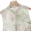 Sybelle New Chinese Style Embroidered Stand Collar Vest
