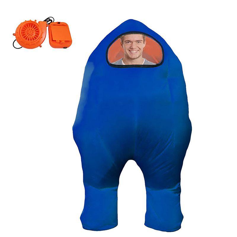 Kostium dmuchany skafander kosmiczny Among Us na cosplay i imprezy Halloween