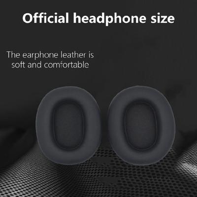 1 Pair Replacement Ear Pad for W830NB Bluetooth-compatible On-Ear Headphones Soft Leather Ear Cushions Foam Cover