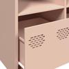 Sideboard Pink 135 x 39 x 73.5 cm Cold Rolled Steel
