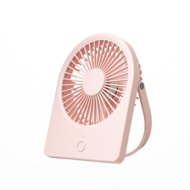 2024 New Ultra-thin Silent Usb Desktop Mini Fan Portable Rechargeable Handheld Outdoor Fan розовый