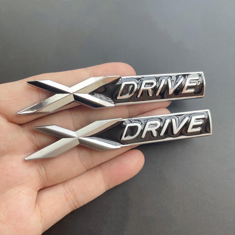Logo Metalic 3D X Drive Emblema Xdrive Plăcuță cu Nume Insignă Portbagaj Mașină Pentru BMW 328i 525 535d 530d G20 F10 Accesorii Autocolant Xdrive