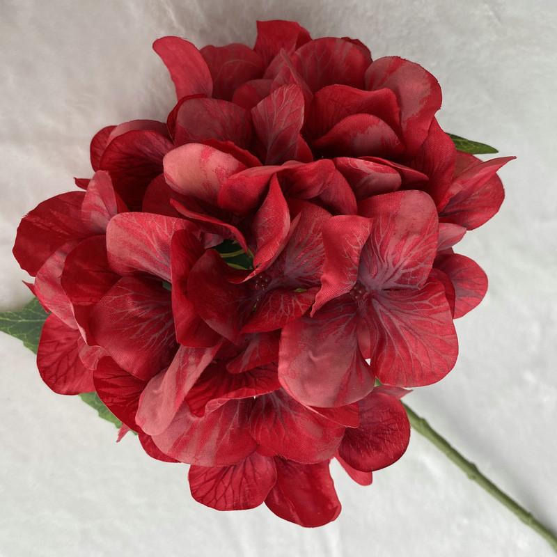 Silk Hydrangea Flowers 18in Realistic Wedding Home Decor Photography Props Gift