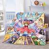 Cardcaptor Sakura Anime Throw Blanket Flannel Soft Warm Lightweight Blanket for Bed Sofa Home Decor -QJY
