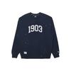 New Era MLB New York Yankees Letter Washed Distressed Series Fleece Crewneck Sweatshirt Unisex sweatshirt Navy-Blue 13338666