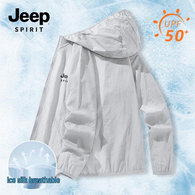 JEEP SPIRIT Men's Summer Breathable Sun Protection Jacket