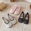 Cute Polka-dot Mesh Sneakers for girls2026Spring and Summer Collection: Bow-knot Princess Shoes for Toddlers, Little Girls, and Big Girls;
