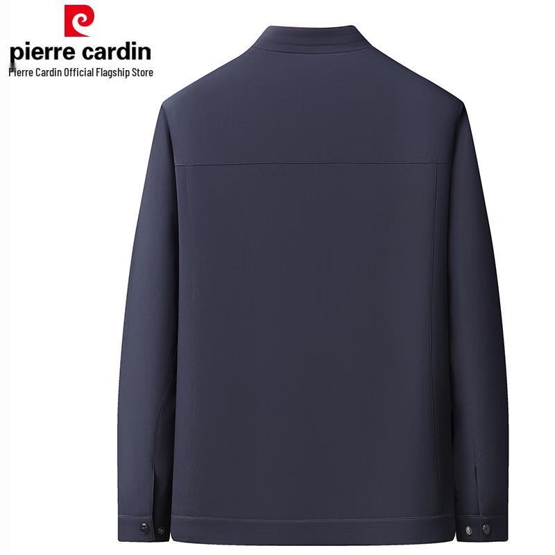 Pierre Cardin Men's Windproof Wrinkle-Resistant Stand Collar Jacket