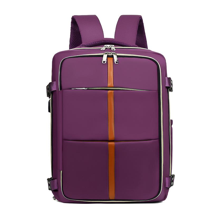 TS JYL laptop bag,Large Backpack Versatile Outdoor Multi Travel Luggage Simple Solid Bag
