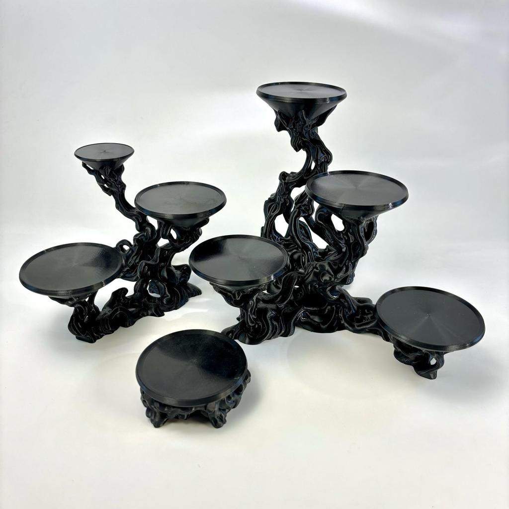 Stoner2048 Modern Chinese Style Root Carving Display Stand