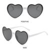 Vintage UV400 Protection Heart-Shaped Sunglasses Halloween Summer Heart Sunglasses Cosplay Party Glasses for Women