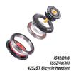 For Tapered and Straight Forks Bicycle Replacement Parts Mountain Bike Headset Sealed Dual Bearing Headset