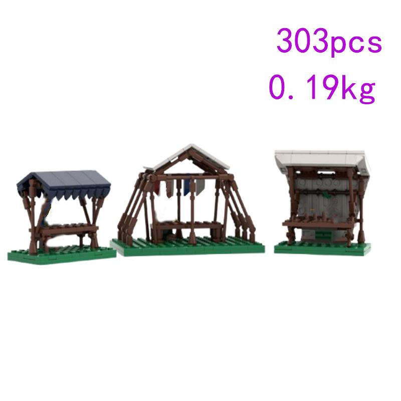 32 штырька MOC-139581 168928 152603 DIY конструктор из мелких деталей головоломка игрушка модель подарочный набор украшения PDF Guide by Email