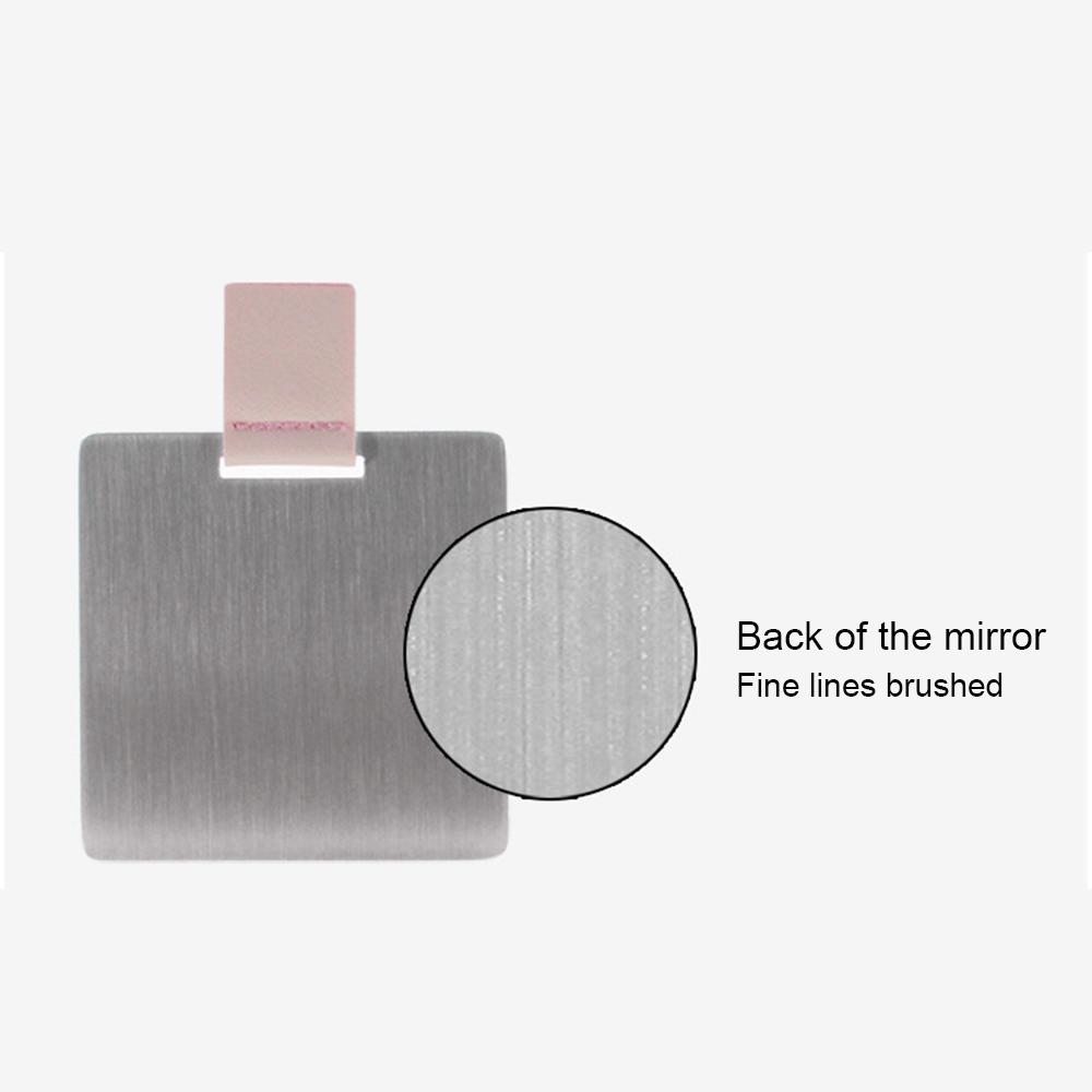 1PC Metal Ultra-thin Mini Makeup Mirror Portable Stainless Steel Compact Pocket Hand Personalized Beauty Cosmetic Mirrors Gift