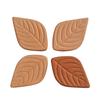 10Pcs Smoke Humidifier Sugar Saver Softener Leaf Clay Hydrostone Terracotta Humidifying Stone Brown Sugar Keeper
