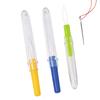 3Pcs Needle Threader with Cover Automatic Small Threader Tool Plastic Needle Changer Portable Sewing Handmade Accessories