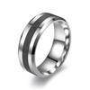 Men's Rotating Cross Titanium Steel Ring - European & American Style Stainless Steel Jewelry